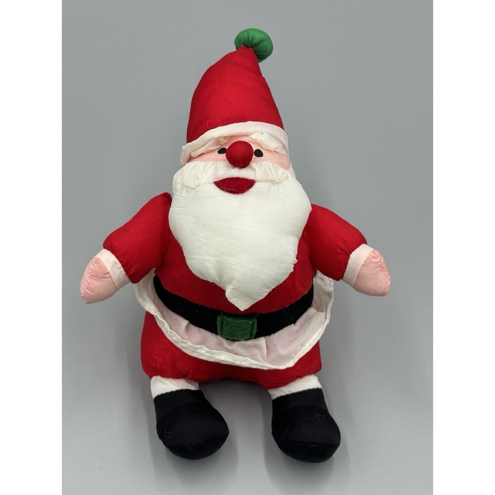 Vintage 1996 Christmas Ornament Santa Clause Kellogg Corn Flakes Nylon Doll 7”